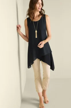 Discount Soft Surroundings Celine Tunic Black