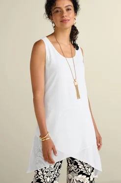 Sale Soft Surroundings Celine Tunic I IvoryPearl