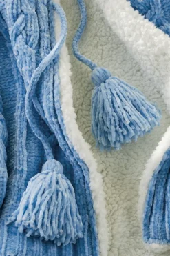 Clearance Soft Surroundings Chenille Sherpa Wearable Throw