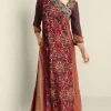 Outlet Soft Surroundings Cindra Maxi Dress AutumnalPatchwork