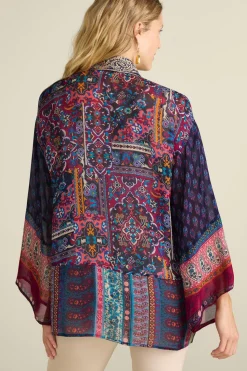 Fashion Soft Surroundings Cindra Topper AutumnalPatchworkMulti