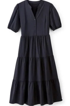 Outlet Soft Surroundings Claudia Midi Dress Black