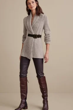 Online Soft Surroundings Country Weekend Sweater Taupe