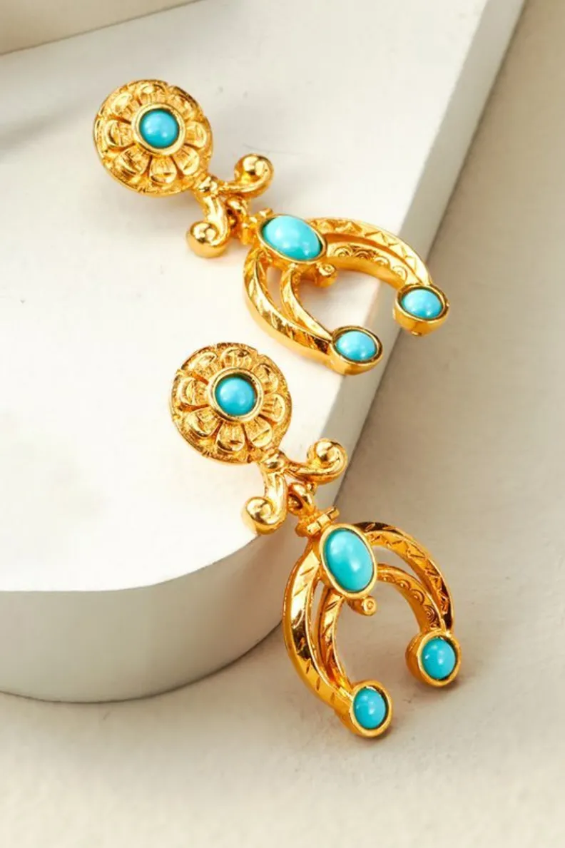 Fashion Soft Surroundings Dakota Drop Earrings Turquoise