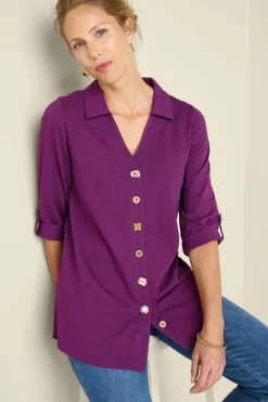 Outlet Soft Surroundings Danielle 3/4 Sleeve Tunic