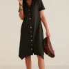Best Soft Surroundings Danielle Button Dress