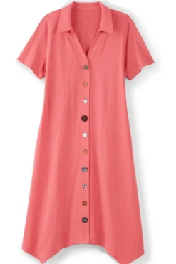 Best Soft Surroundings Danielle Button Dress