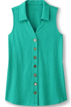 New Soft Surroundings Danielle Sleeveless Tunic