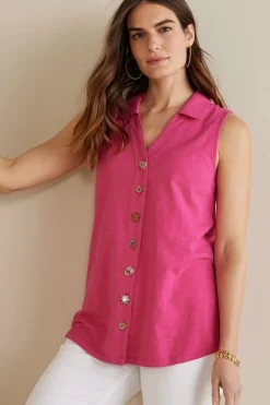 New Soft Surroundings Danielle Sleeveless Tunic