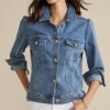 Clearance Soft Surroundings Diana Shapely Denim Jacket