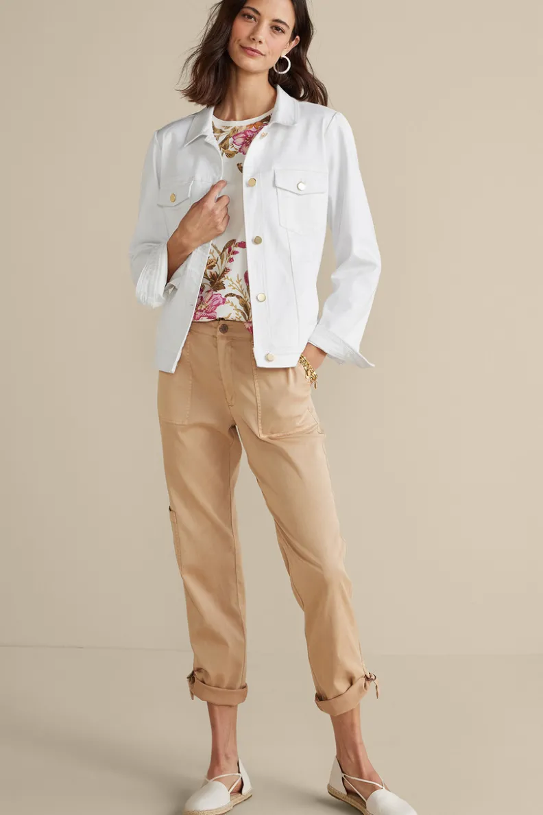 Clearance Soft Surroundings Diana Shapely Denim Jacket