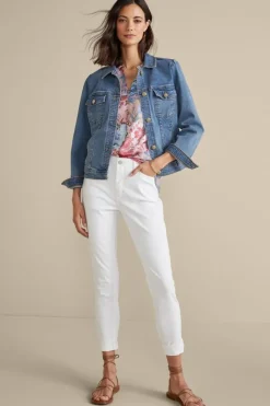 Clearance Soft Surroundings Diana Shapely Denim Jacket