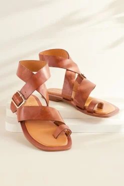 Clearance Soft Surroundings Diba True Cite See Buckle Sandal Whiskey