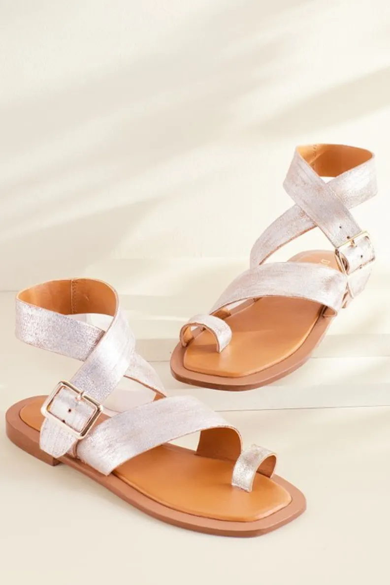 Clearance Soft Surroundings Diba True Cite See Buckle Sandal Whiskey