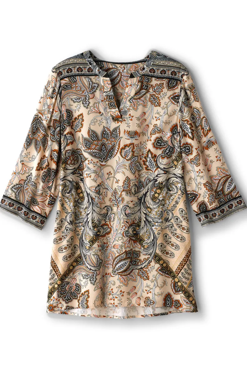 Clearance Soft Surroundings Dona 3/4 Sleeve Tunic ScandinavianScarf