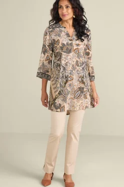 Clearance Soft Surroundings Dona 3/4 Sleeve Tunic ScandinavianScarf