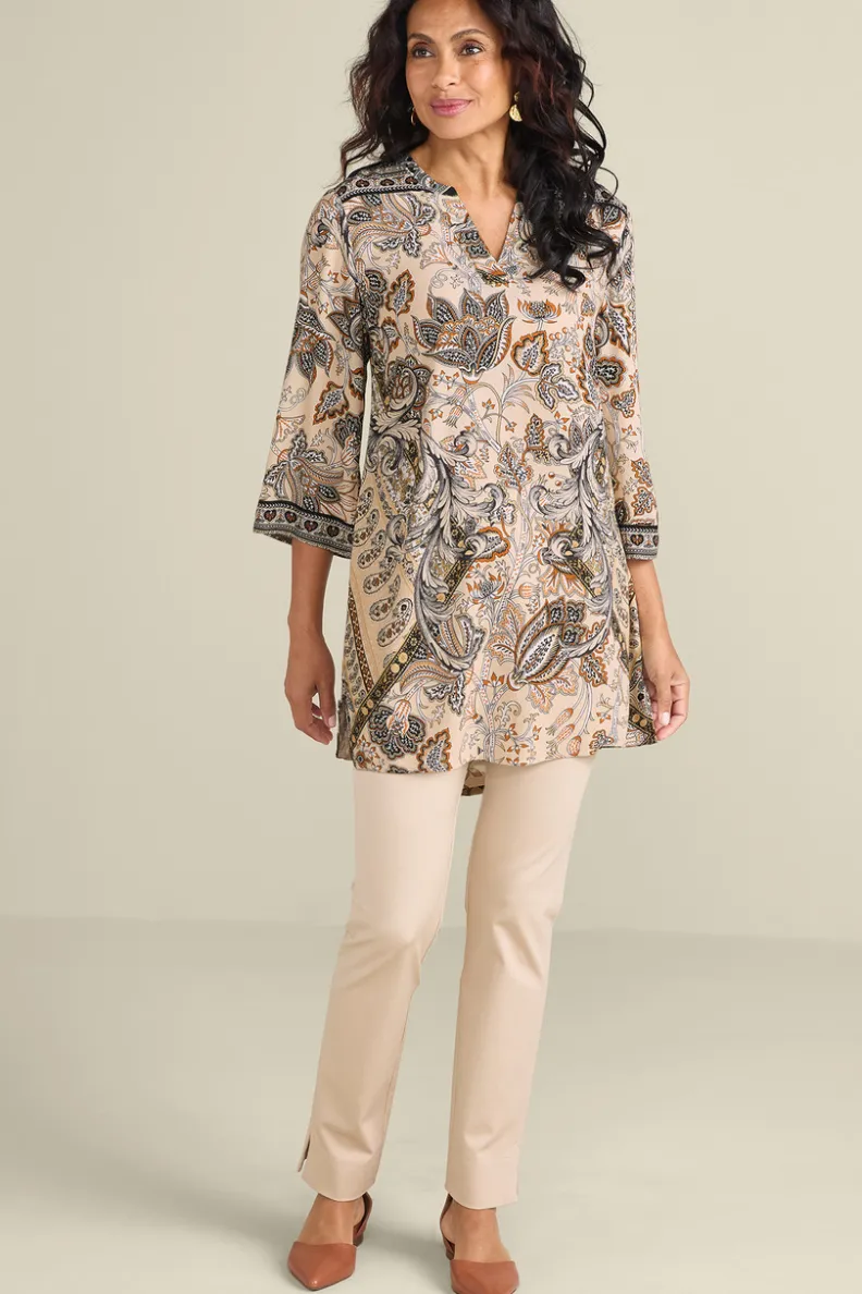 Clearance Soft Surroundings Dona 3/4 Sleeve Tunic ScandinavianScarf