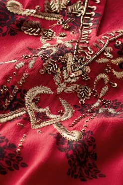 Hot Soft Surroundings Eboni Embellished Tunic DitsyFoulard