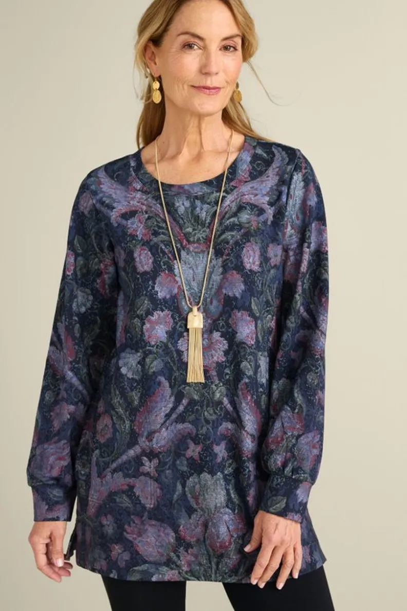 Online Soft Surroundings Edith French Terry Tunic
