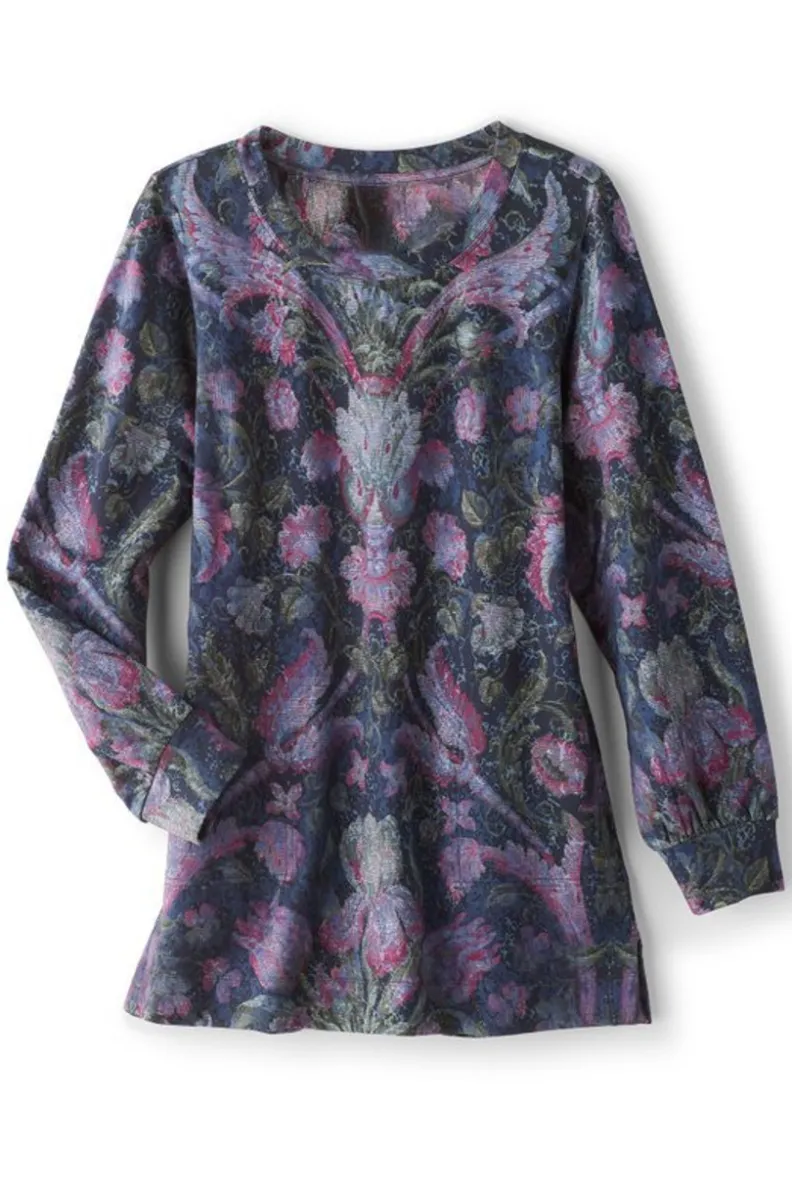 Online Soft Surroundings Edith French Terry Tunic