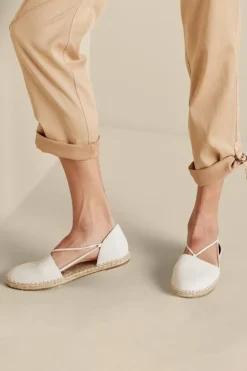 Outlet Soft Surroundings Eileen Fisher Lee Stretch Espadrille Bone