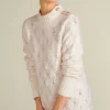 New Soft Surroundings Ensley Button Sweater Tunic IvoryPearl