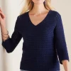 Hot Soft Surroundings Estrella Sweater Navy