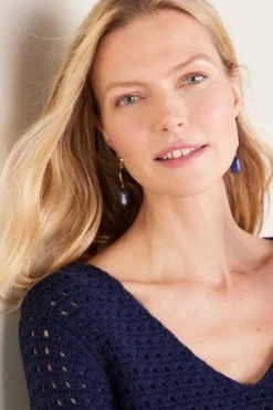 Hot Soft Surroundings Estrella Sweater Navy