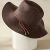 Online Soft Surroundings Fallon Packable Fedora Cocoa