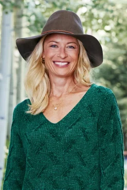 Online Soft Surroundings Fallon Packable Fedora Cocoa