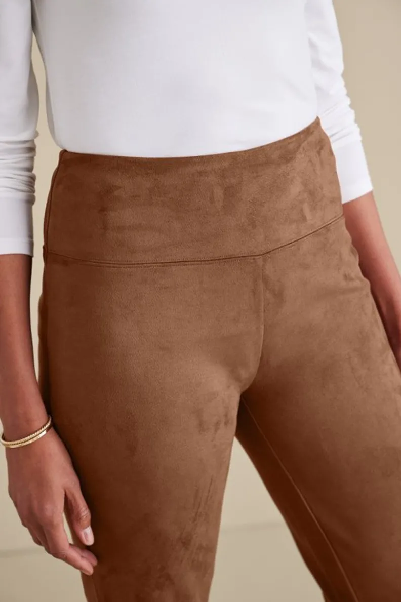 Best Soft Surroundings Faux Suede Pull-On Leggings