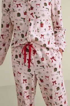 Hot Soft Surroundings Festive Finley Sleep Set