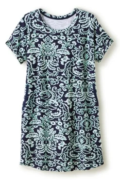 Online Soft Surroundings Fina French Terry Short Dress