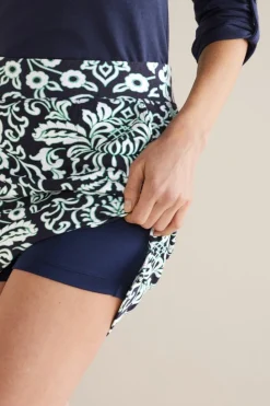 Online Soft Surroundings Fina French Terry Skort JaipurScarf