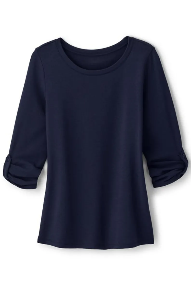 Fashion Soft Surroundings Fina French Terry Tee