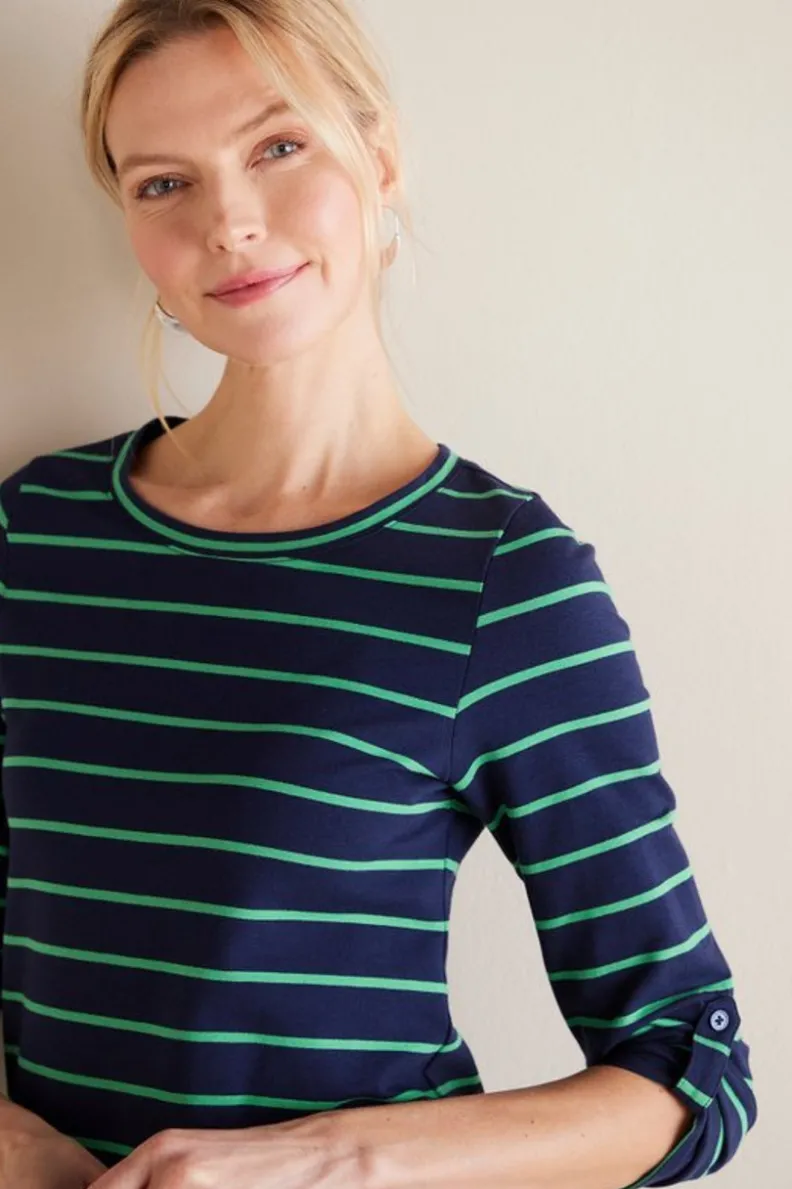 Fashion Soft Surroundings Fina French Terry Tee