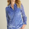 Discount Soft Surroundings Floreat Velvet Shirt