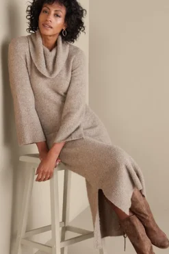 Sale Soft Surroundings Frances Dress LightBrown