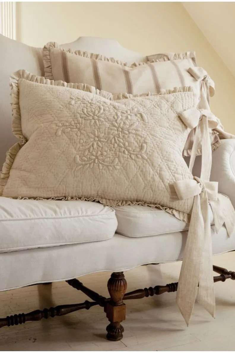 Clearance Soft Surroundings French Market Bed Sham Natural