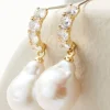 Fashion Soft Surroundings Genevieve Dangle Earrings Ivory/Gold