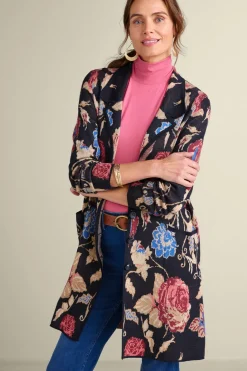 Fashion Soft Surroundings Glasgow Sweater Coat Black