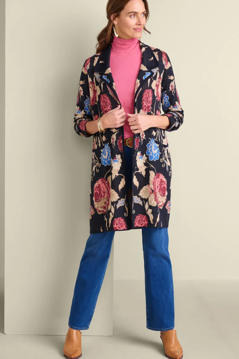 Fashion Soft Surroundings Glasgow Sweater Coat Black