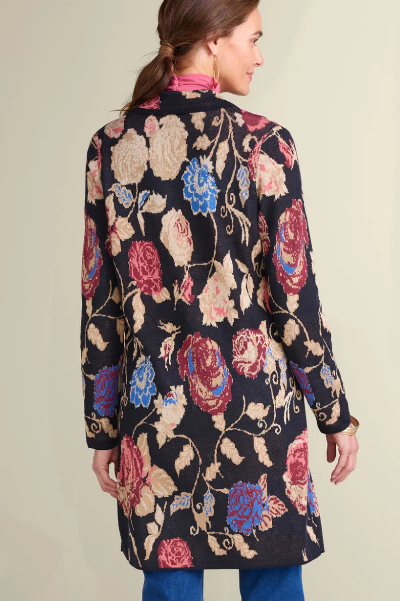 Fashion Soft Surroundings Glasgow Sweater Coat Black