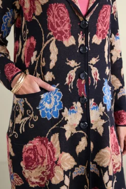 Fashion Soft Surroundings Glasgow Sweater Coat Black