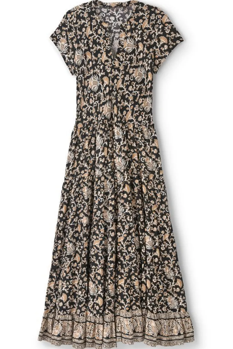 Outlet Soft Surroundings Hollis Midi Dress LisbonFloralNeutral