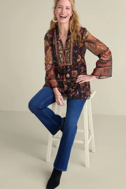 New Soft Surroundings Icon Asteria Tunic And Tank VarennaPlum