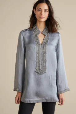 Outlet Soft Surroundings Icon Colette Tunic MoroccanEmbellishment