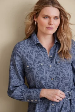 Clearance Soft Surroundings Irina Dress NightshadowBlue