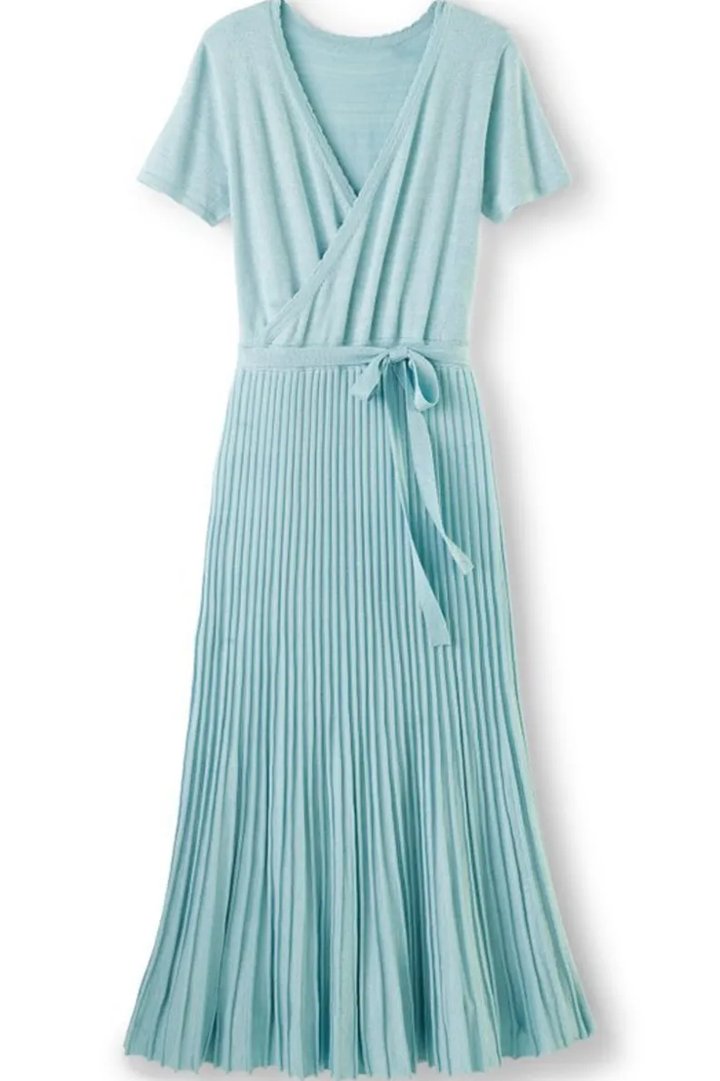Hot Soft Surroundings Janelle Maxi Dress AquaticBlue