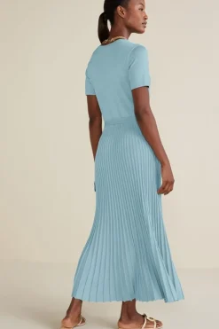 Hot Soft Surroundings Janelle Maxi Dress AquaticBlue